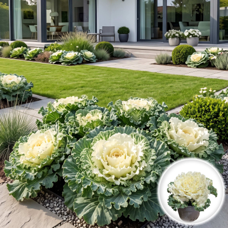 Flori Gradina si Balcon - brassica-oleracea-alba-varza-alba-legume-pepiniera-sibiu