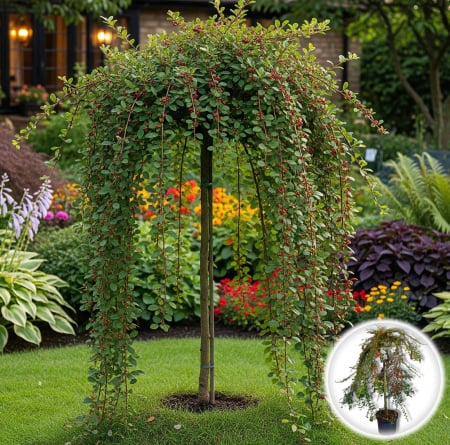 Cotoneaster - Cotoneaster Blackburn - (130cm+) - pe Picior