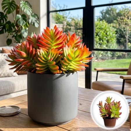Crassula Ovata - crassula-capitella-campfire-suculenta-rosie-pepiniera-sibiu