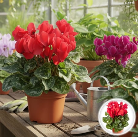 Cyclamen - Cyclamen Rosu - XL