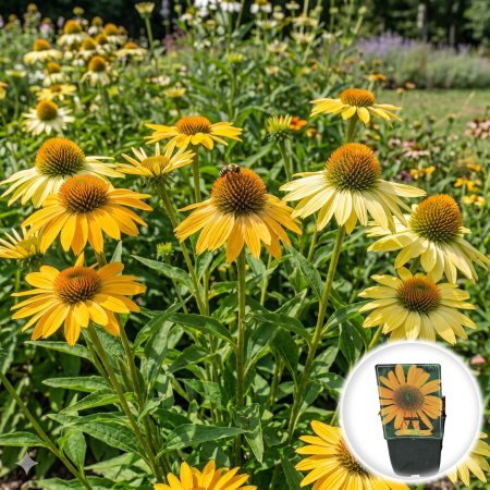 Bulbi de Echinacea - echinacea-purpurea-yellow-shades-floare-galbena-pepiniera-sibiu