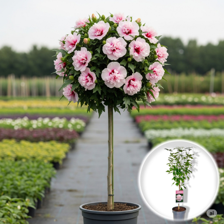 Plante Decorative - Hibiscus Lady Stanley - Pomisor (110cm)