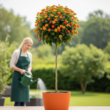 Flori Gradina si Balcon - Lantana Portocalie - Picior (80cm)