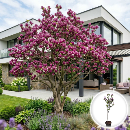 Magnolia - magnolia-susan-liliiflora-arbust-flori-roz-pepiniera-sibiu
