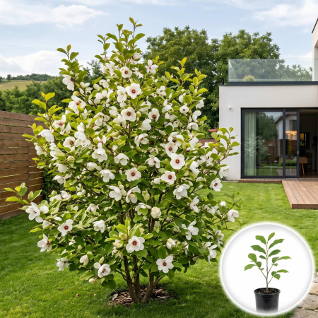 Magnolia - magnolia-sieboldii-vara-flori-albe-pepiniera-sibiu