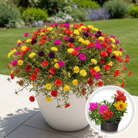 Flori Gradina si Balcon - Mix - 3 Flori de Piatra (2L)