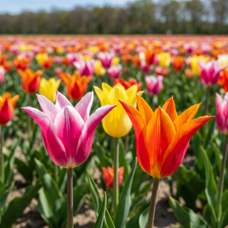 Bulbi de Lalele - Pachet 5 bulbi lalele Lily Flowering Mix Pepiniera Sibiu