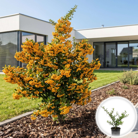 Pyracantha - pyracantha-golden-charmer-arbust-persistent-bobite-galbene-pepiniera-sibiu