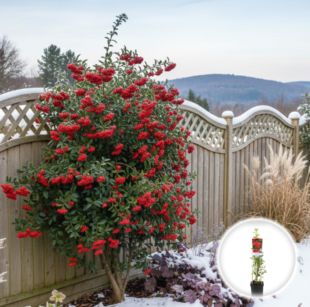Plante Decorative - Pyracantha Red Column - 75cm