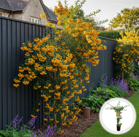 Pyracantha - Pyracantha Soleil D'Or - Cataratoare