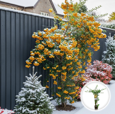 Plante Decorative - Pyracantha Soleil D'Or - Cataratoare