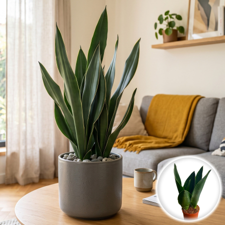 Plante Interior - sansevieria-trifasciata-green-limba-soacrei-planta-interior-pepiniera-sibiu