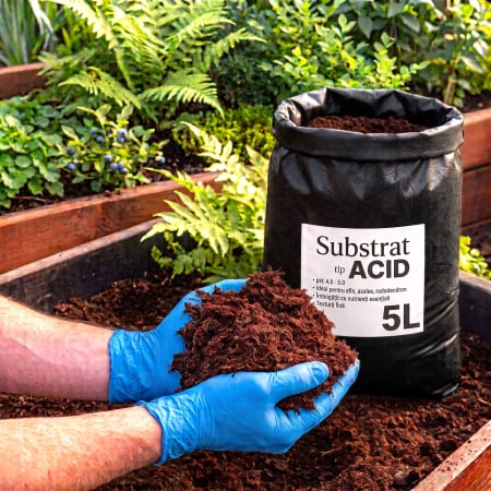 Turba Universală & Pământ Premium - Substrat acid profesional turba rosie de sphagnum Pepiniera Sibiu