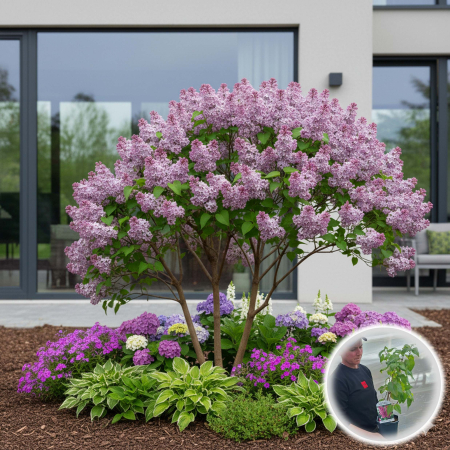 Liliac - Syringa 'Michel Buchner' - 50cm+ (P17)