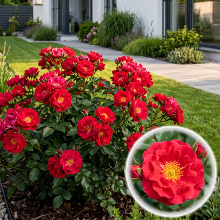 Trandafiri Pitici - trandafir-rosa-gloed-arbust-ornamental-pepiniera-sibiu