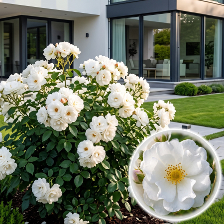 Trandafiri Floribunda - rosa-iceberg-trandafir-floribunda-flori-albe-pepiniera-sibiu