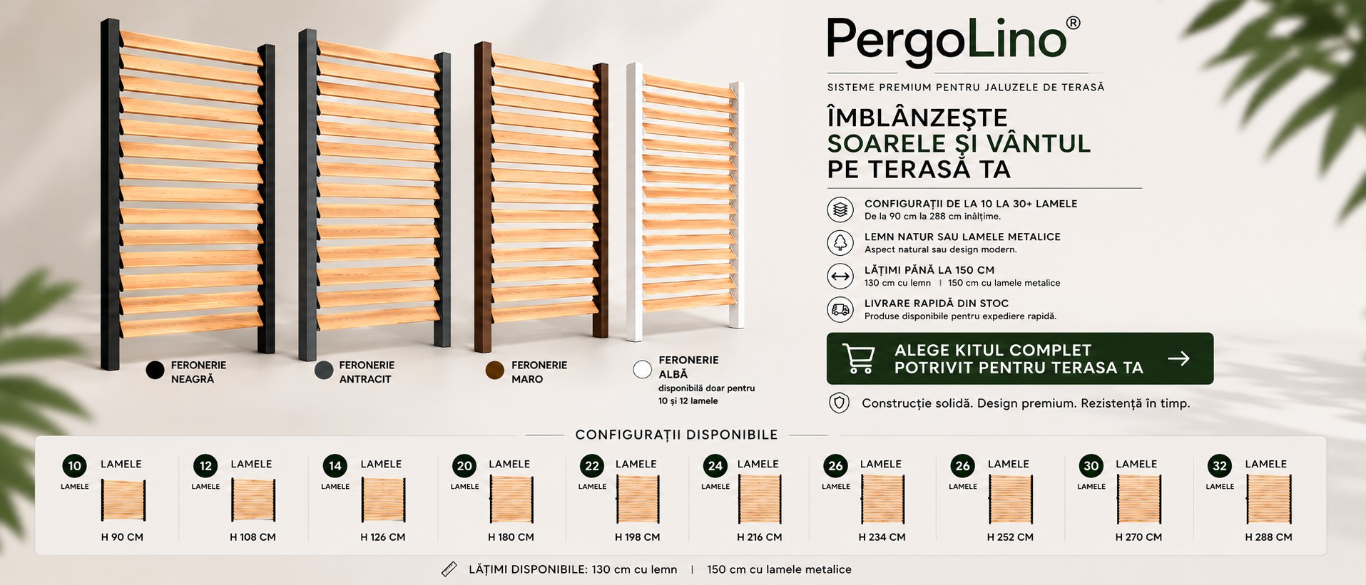 Kit PergoLino orizontal