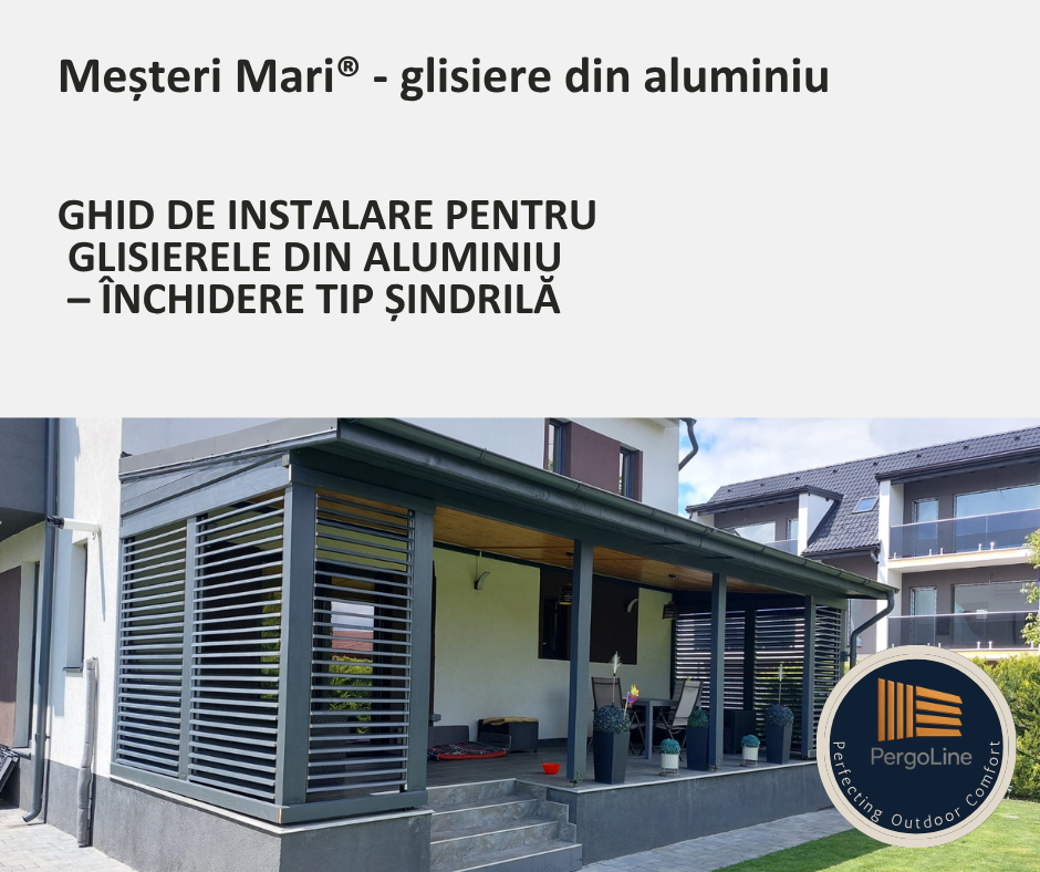 MONTAJ GLISIERE DIN ALUMINIU MESTERI MARI