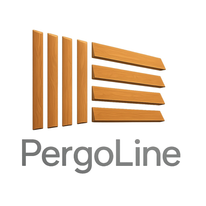 90 cm înălțime: kit complet Jaluzea reglabilă cu glisiere metalice PergoLino10 + 10 lamele 110-130 cm din lemn de pin natur [11]