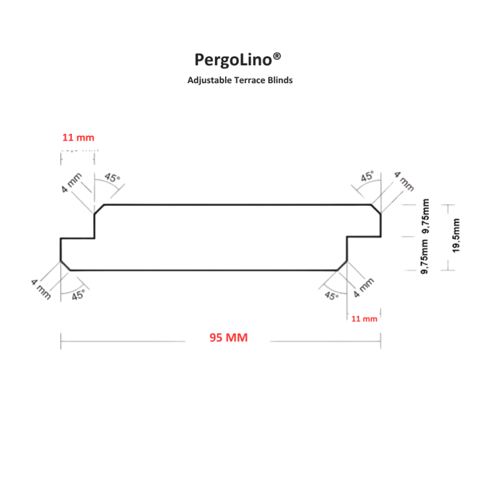 Lamele orientabile pentru pergole bioclimatice [2]