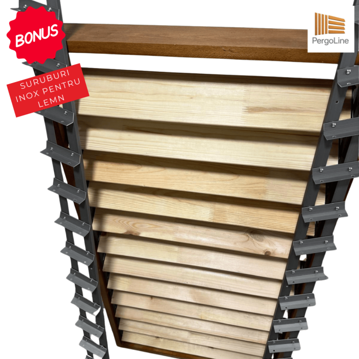 Feronerie glisiere din aluminiu pentru lamele orientabile [3]