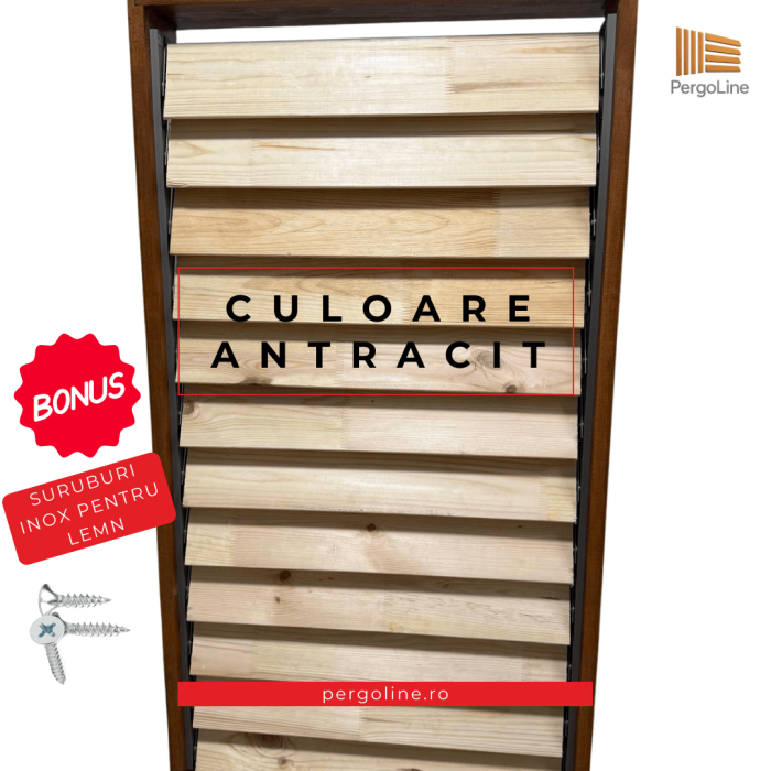 Feronerie cu glisiere aluminiu pentru lamele orientabile [27]