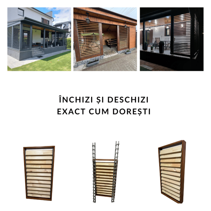 Feronerie glisiere din aluminiu pentru lamele orientabile [24]