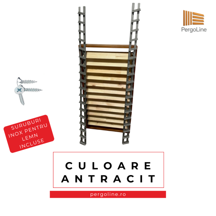 Feronerie cu glisiere aluminiu pentru lamele orientabile [18]