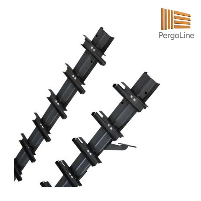 Jaluzele de terasa cu lamele ajustabile bioclimatice. Feronerie metalica. [4]