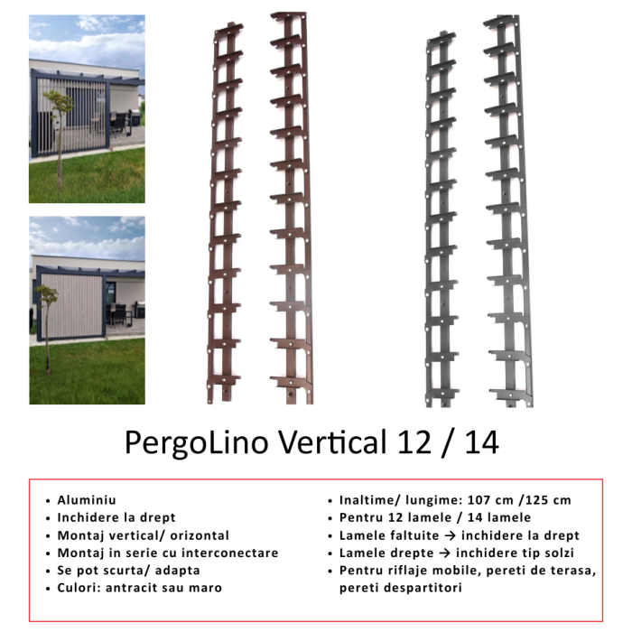 Lamele aluminiu pentru glisiere cu inchidere perfecta la drept [8]