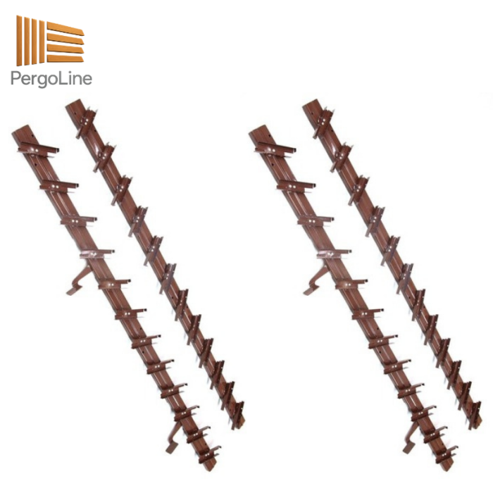 Jaluzele de terasa cu lamele ajustabile bioclimatice. Feronerie metalica. [15]