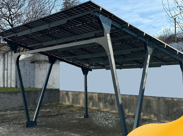 PergoPort – Structură Carport pentru Panouri Fotovoltaice | Carport Solar Metalic [4]