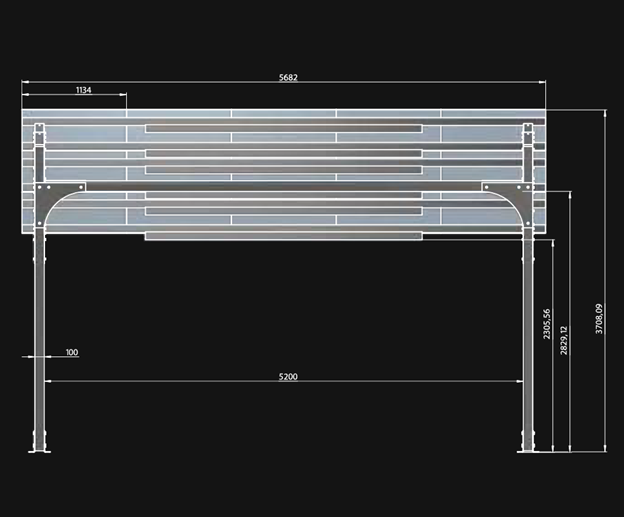 PergoPort – Structură Carport pentru Panouri Fotovoltaice | Carport Solar Metalic [9]