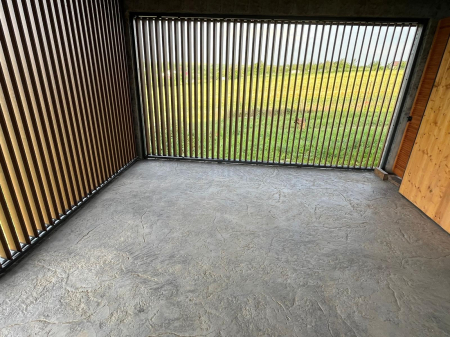 108 cm lățime cu 150-250 cm inaltime, PergoLino Vertical12 cu lamele metalice [2]