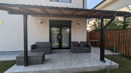 234 cm înălțime: kit complet Jaluzea reglabilă cu glisiere metalice + 26 lamele 100/110/130 cm din lemn de pin natur [23]