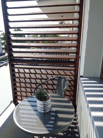 273 cm înălțime: kit complet Jaluzea reglabilă cu glisiere metalice + 30 lamele 100/110/130 cm din lemn de pin natur [7]
