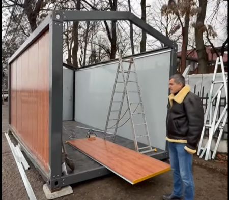 Cadru modular 7x3 m tiny house [2]