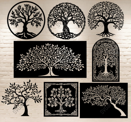 Decor de perete din metal - Pomul vietii - Tree7 [2]
