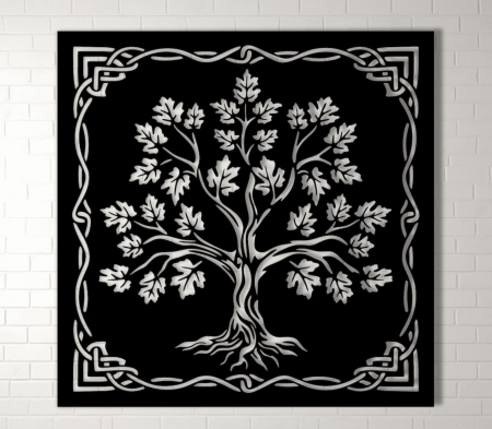Decoratiuni ''Tree of life" - Decor de perete din metal - Pomul vietii - model Tree5