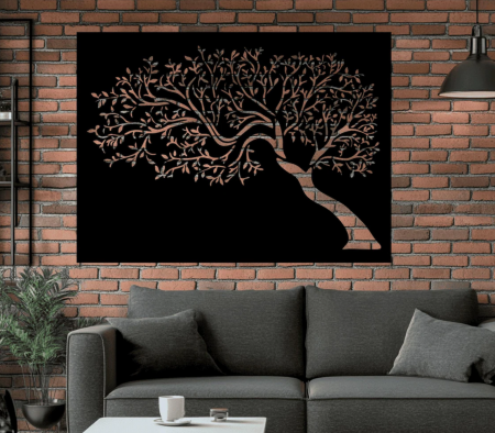 Decoratiuni ''Tree of life" - Decor de perete din metal - Pomul vietii - model Tree6