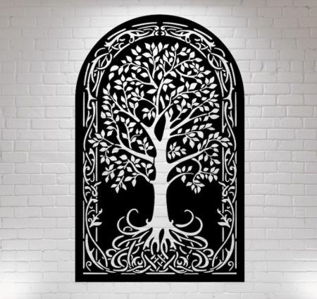Decoratiuni ''Tree of life" - Decor de perete din metal - Pomul vietii - model Tree8