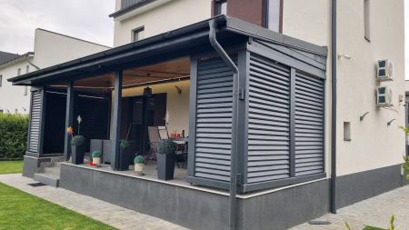 Feronerie glisiere din aluminiu pentru lamele orientabile [16]