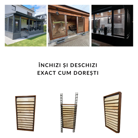 Feronerie glisiere din aluminiu pentru lamele orientabile [23]