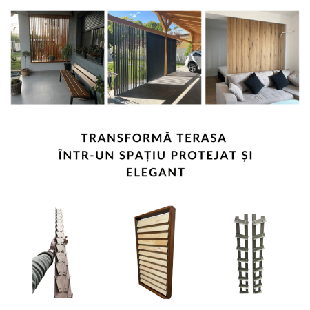 Feronerie glisiere din aluminiu pentru lamele orientabile [23]