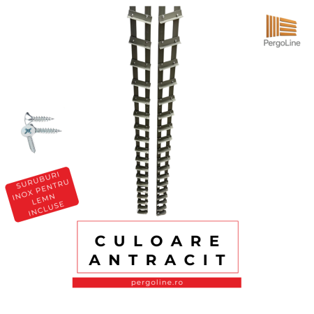 Feronerie cu glisiere aluminiu pentru lamele orientabile [16]