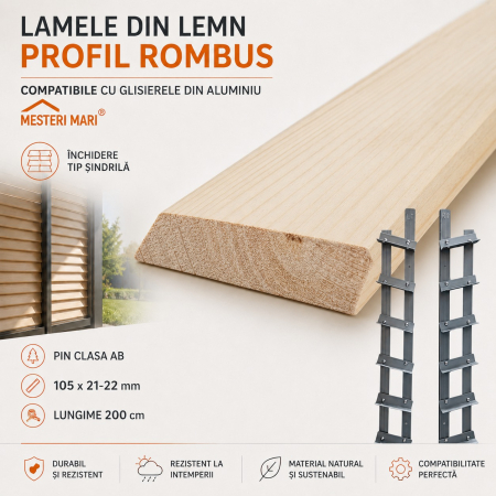 Impregnanti pentru lemn - Lamele orientabile pentru pergole bioclimatice