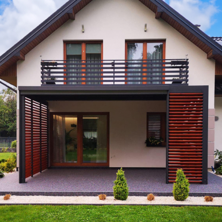 Kit 24 lamele - la pret de 18 Lamele - feronerie DIY material compozit pentru 24 lamele  - Jaluzele de terasa [3]