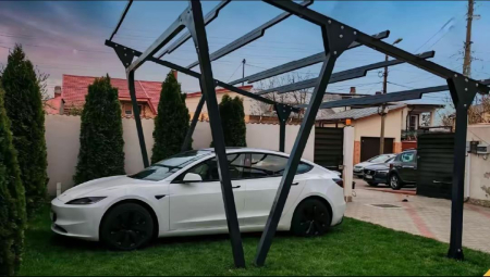 DecoLine - PergoPort – Structură Carport pentru Panouri Fotovoltaice | Carport Solar Metalic