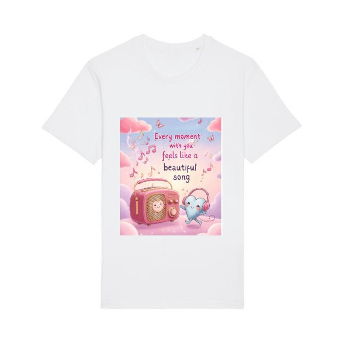 Tricou din bumbac organic personalizat cu imagini print tematica la moda [2]