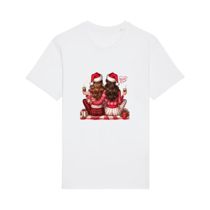 TRICOU DIN BUMBAC ORGANIC BEST FRIENDS CHRISTMAS [2]